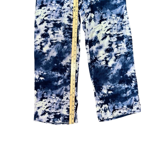 Blue and White Tie-Dye Pants size medium - Picture 7 of 8